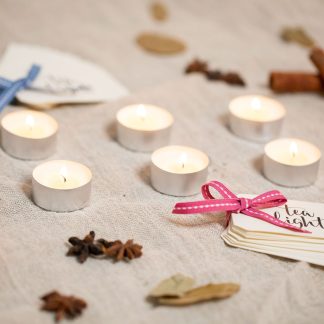 Unscented Posh Soy Tealights (x6 per pack)